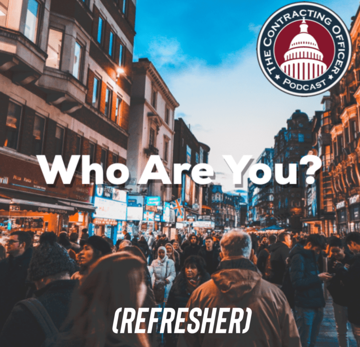 371 – Who are you? (Refresher)