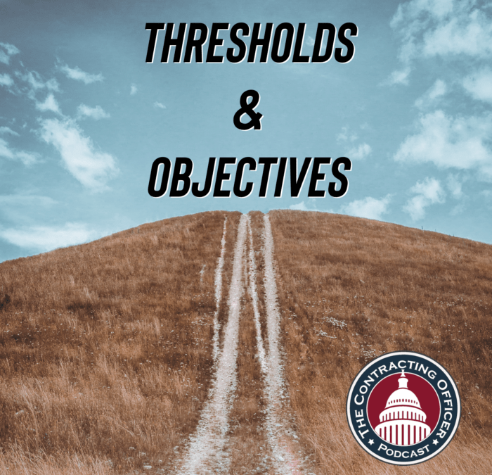 392 – Thresholds and Objectives