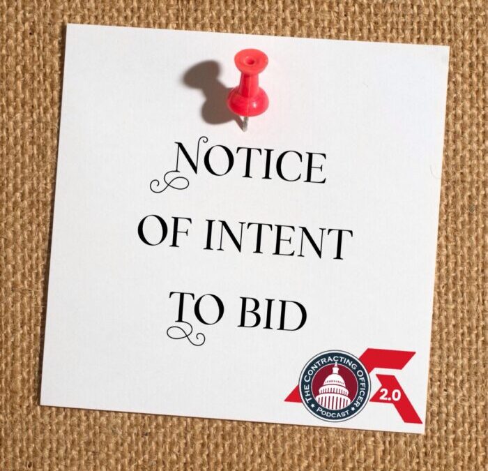 417 – Notice of Intent to Bid
