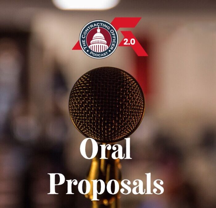 422 – Oral Proposals