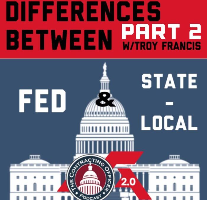 456 – Differences between FED and State-Local w/Troy Francis (Part 2)