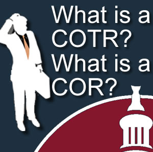 037 What is a COTR? What is a COR?