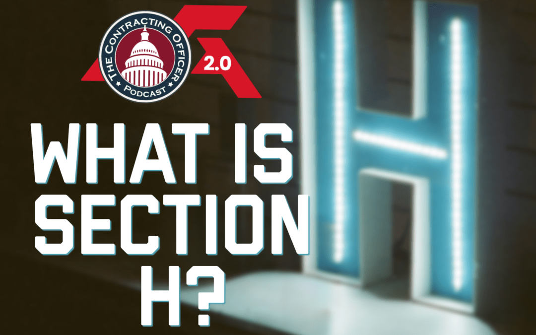 475 – What is Section H?