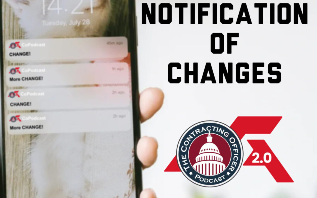 488 – Notification of Changes